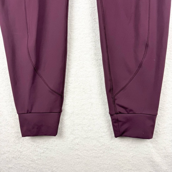 Athleta Rainier Mid Rise Soft Lined Jogger Spiced Cabernet M Athleisure Outdoor - Picture 9 of 16